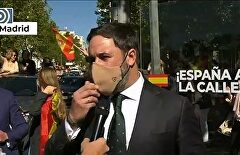 Abascal: "Los españoles salen a la calle contra la mafia golpista del Gobierno"