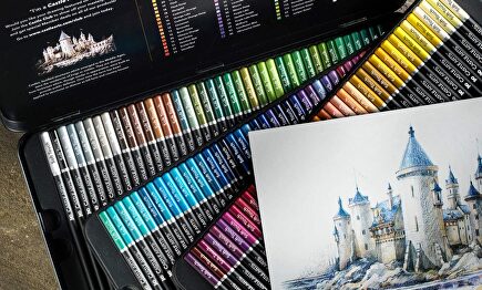 Castle Art Supplies - Juego de 120 lápices de colores | Amazon