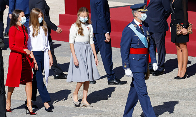 La Familia Real en la Fiesta Nacional