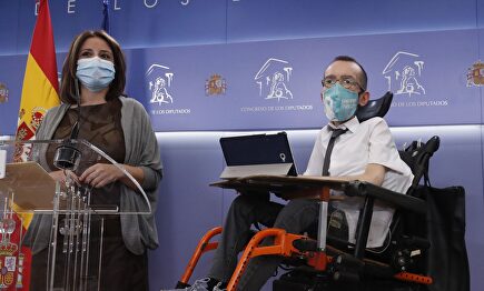 Lastra y Echenique. | EFE