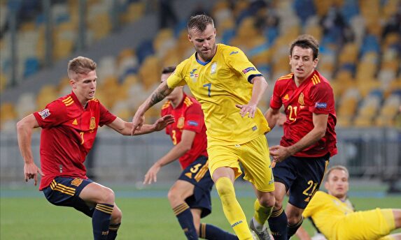 Yarmolenko dio el pase del gol de Ucrania | EFE