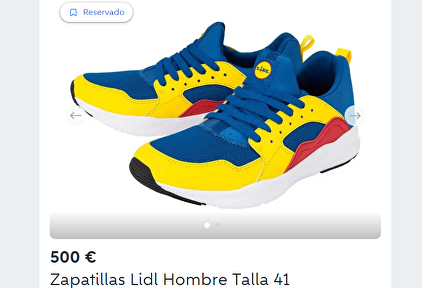 Las zapatillas corporativas de Lidl se revenden por precios desorbitados. | Archivo