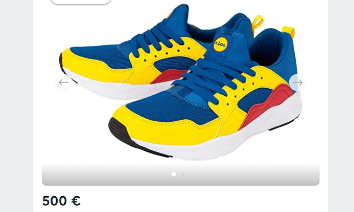 Las zapatillas corporativas de Lidl se revenden por precios desorbitados. | Archivo