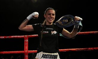Joana Pastrana, campeona de Europa de boxeo en el peso mínimo. | EFE