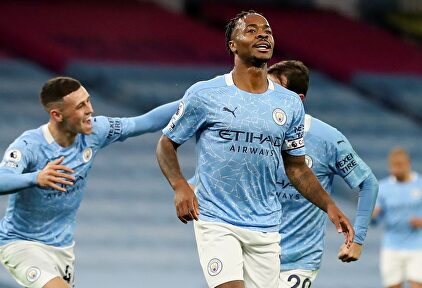 Sterling celebra su gol al Arsenal. | EFE
