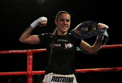 Joana Pastrana, campeona de Europa de boxeo en el peso mínimo. | EFE