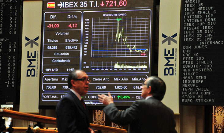 Bolsa de Madrid | Alamy
