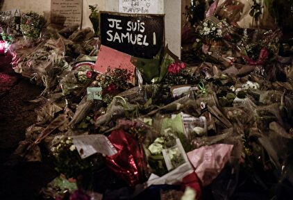 Homenaje al profesor asesinado Samuel Paty | EFE