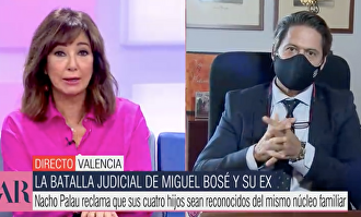 Ana Rosa Quintana y el abogado de Nacho Palau. | Telecinco