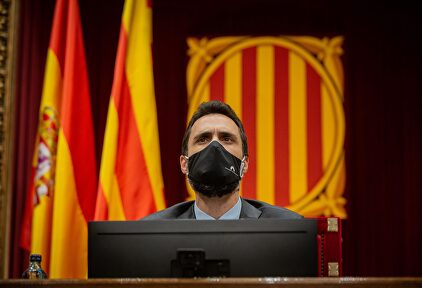 El presidente del 'Parlament', Roger Torrent. | Europa Press