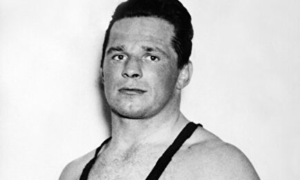 Imagen de Archivo de Werner Seelebinder durante su etapa como luchador. | Hall of Fame des Deutschen sports