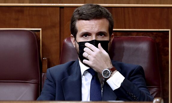 El líder del Partido Popular, Pablo Casado. | EFE