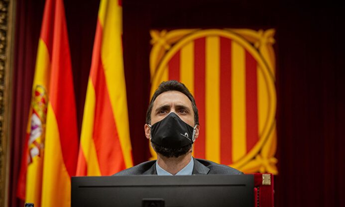 El presidente del 'Parlament', Roger Torrent. | Europa Press