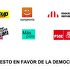 Manifiesto del PSOE con Bildu y ERC