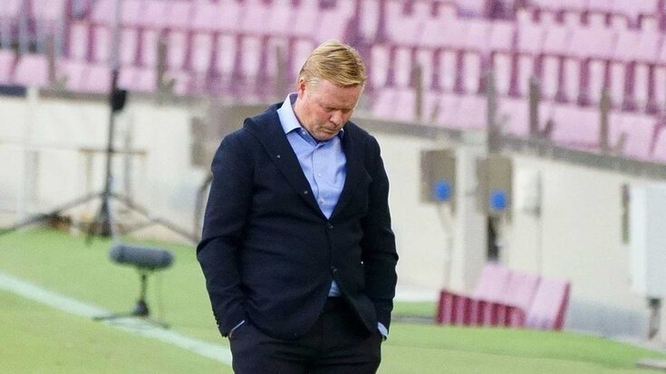 Ronald Koeman, durante el Clásico contra el Real Madrid en el Camp Nou. | Cordon Press