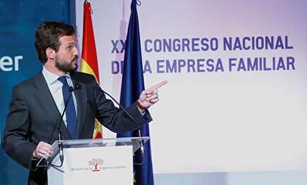 Pablo Casado este lunes.  | EFE