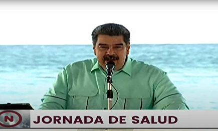 El tirano bolivariano, haciendo balance del coronavirus en Venezuela. | Imagen de vídeo