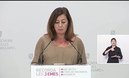 Armengol dice que se fue de copas hasta las dos "de forma involuntaria"