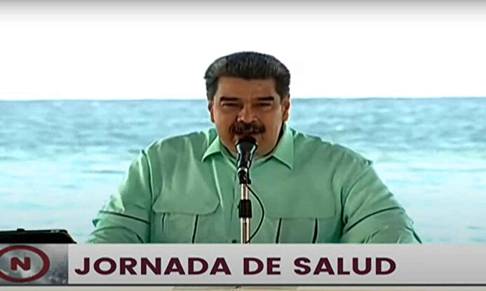 El tirano bolivariano, haciendo balance del coronavirus en Venezuela. | Imagen de vídeo