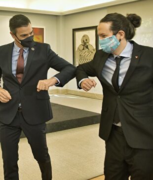 Pedro Sánchez y Pablo Iglesias. | Dani Gago