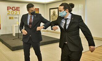 Pedro Sánchez y Pablo Iglesias. | Dani Gago