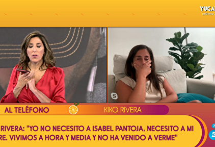 Paz Padilla y Anabel Pantoja escuchan a Kiko Rivera. | Telecinco