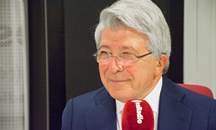 El presidente del Atlético de Madrid, Enrique Cerezo, en esRadio. | Luis Fernando Quintero