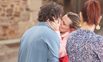 'Masterchef Celebrity': Ainhoa Arteta deja a todos boquiabiertos con su beso a Jordi Cruz