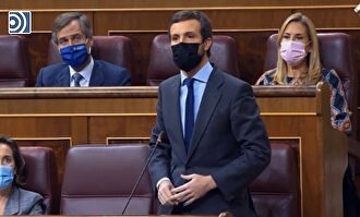 Casado, a Sánchez: "Menos Aló presidente y más" acudir al Congreso