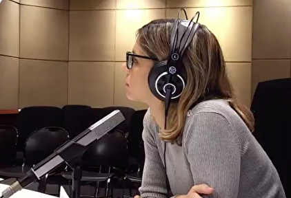 La periodista Núria Casas, durante una entrevista. | Imagen TV