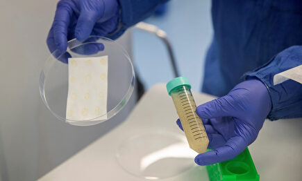 Técnicos trabajan en una vacuna en un laboratorio. | EFE