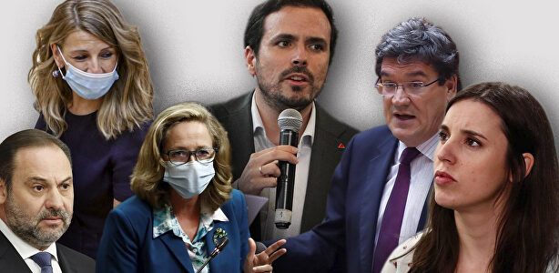Algunos ministros del Gobierno de PSOE y Podemos | LD