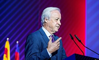 Carles Tusquets, presidente de la Comisión Gestora del Barcelona. | Europa Press