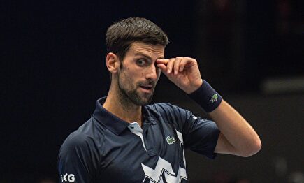 Novak Djokovic, derrotado por Lorenzo Sonego en Viena. | EFE