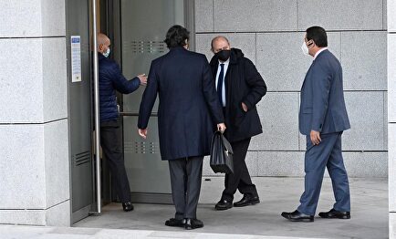 El exministro del Interior, Jorge Fernández Díaz, llegando a la Audiencia Nacional. | EFE