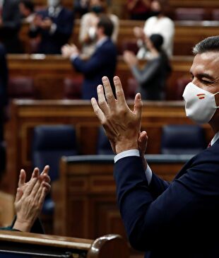 Pedro Sánchez en el Congreso. | EFE