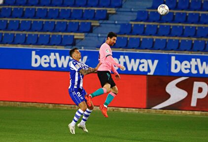 Messi no pudo en Vitoria.  | Cordon Press