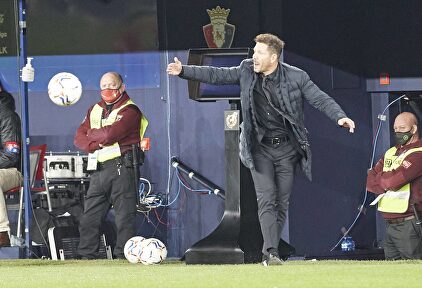 Simeone en Pamplona. | Cordon Press
