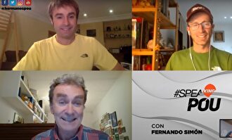 Simón deja una rueda de prensa para contar chistes de enfermeras en youtube