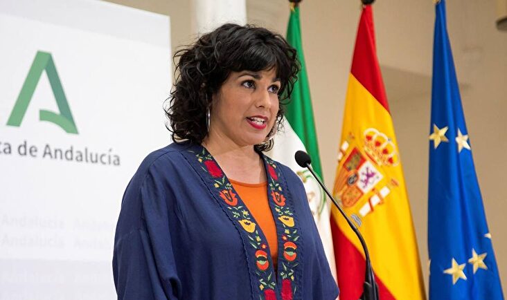 A Teresa Rodríguez le quedan horas de liderar el grupo parlamentario de Adelante Andalucía. | EFE