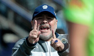 Diego Armando Maradona, entrenador de Gimnasia. | Cordon Press