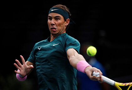 Rafa Nadal, durante su partido de segunda ronda ante Feliciano López. | EFE