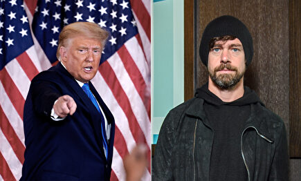 Donald Trump y Jack Dorsey | Cordon Press