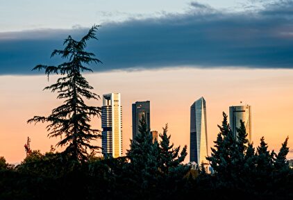 Con el 13% de la población española, Madrid genera el 18% de los ingresos fiscales. | Alamy