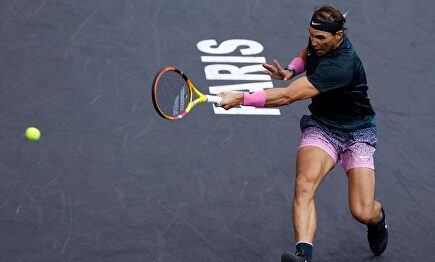 Rafa Nadal, durante su partido de cuartos de final ante Pablo Carreño. | EFE