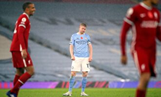 De Bruyne fue el mejor del partido, pero no pudo llevar al City a la victoria | EFE