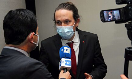 El líder de Unidas Podemos, Pablo Iglesias | EFE