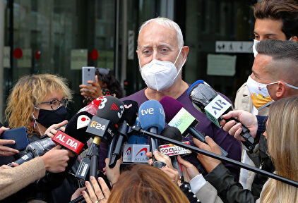 Josep María Mainat atiende a los medios | Gtres