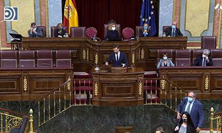 Casado carga contra el gobierno y unos PGE que llevan "el sello de Bildu"