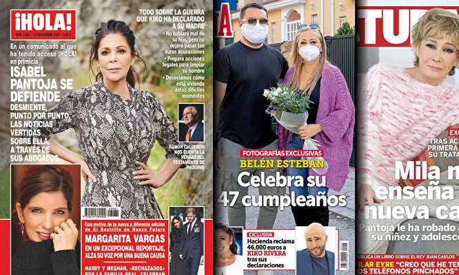 Guerra de exclusivas (siete) sobre Isabel Pantoja y allegados